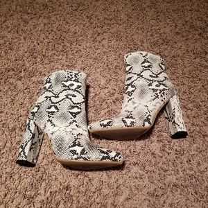 Snake Skin Boots
